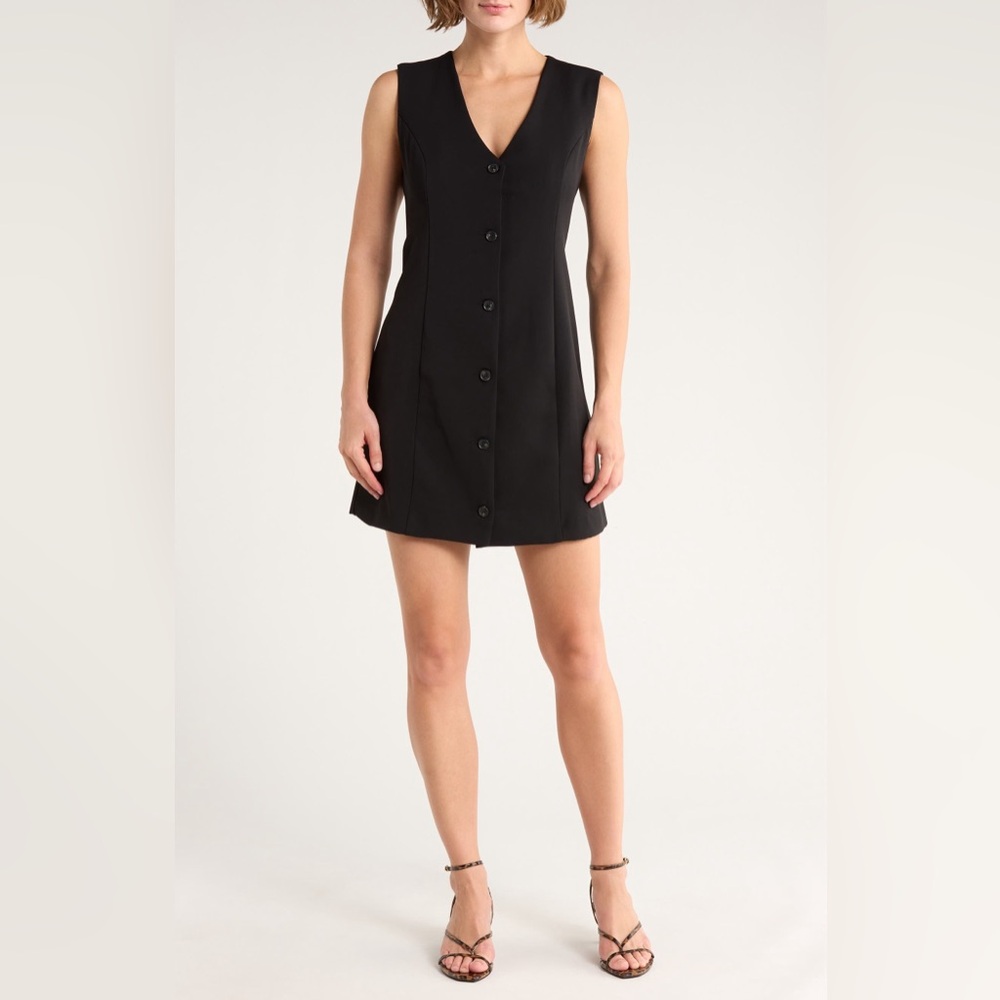 French Connection button down dress. Size M